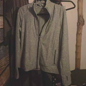 Bold light gray jacket from Lularoe